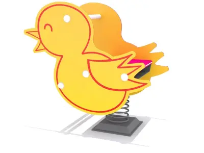Playground - Bird Rider Low-poly 3D model