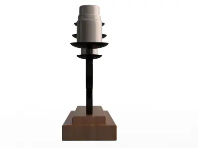 Candlestick Holder Low-poly 3D model