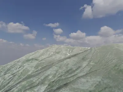Mountain landscape 3D model buy