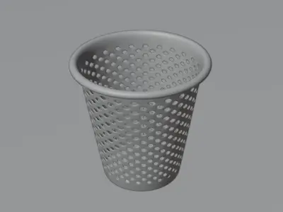 Trash can Free 3D model