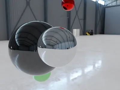 HDRI - Airplane Hangar Interior 5 Texture