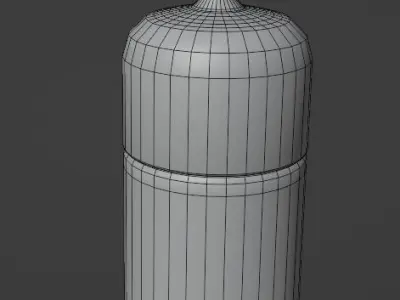 Hanging Light Long Cylinder 3D model