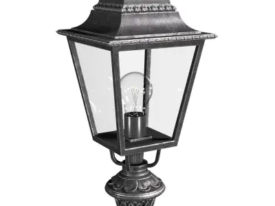 Classic street Outdoor landscape light Lamp Lantern 3D model