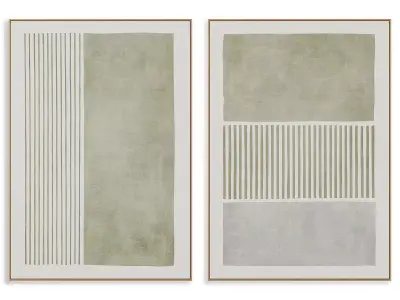 Abstract Painting Frame set 3D model 825