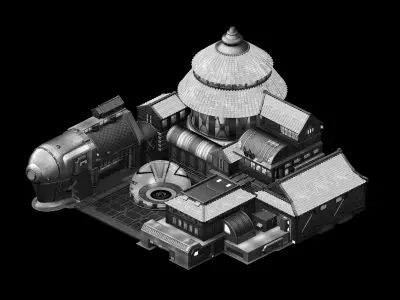 Crystal Palace - Black Market 3D model