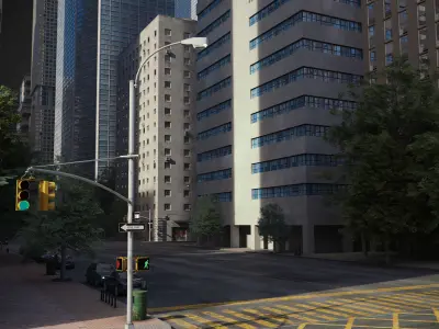 Realistic City R2 3D model