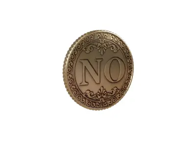 Lucky Coin v1 001 Low-poly 3D model