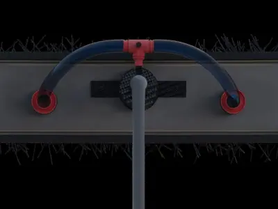 Telescopic Brush for Windows 3D model