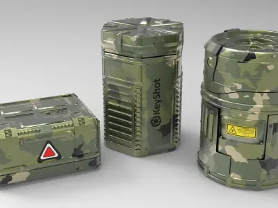 Container sci-fi 2020 3D model