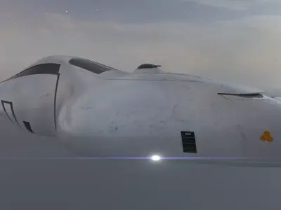 Explorer Spaceship 3D model