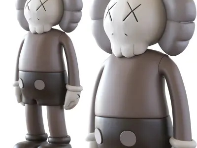 Kaws Four Foot Companion Brown 3D model