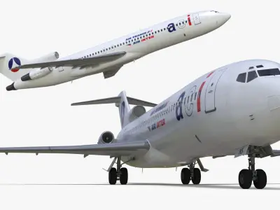  Boeing Airplanes Rigged for Cinema Collection 