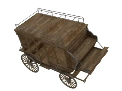 Pumpkin Carriage 3D model