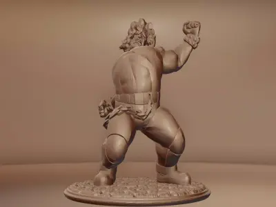 HUGO - STREET FIGHTER Free 3D print model