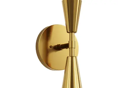 Modern Wall Sconce Light Low-poly 3D model