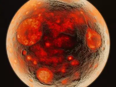 Planet decoration with backlighting Low-poly 3D model