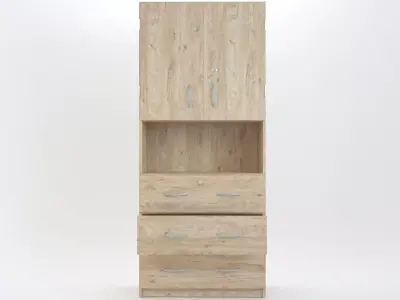 Wooden Cabinet 33 3D model