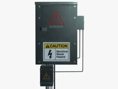 Electric Box 3D model