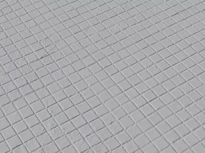 Concrete Sidewalk Grid PBR Texture  Texture