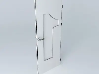 3D wording door  Free 3D model