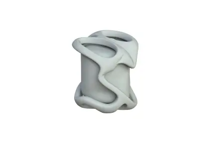SciFi Shape Object Low Poly Low-poly 3D model 31