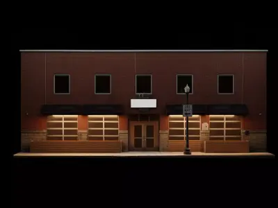 City Building 2 Low-poly 3D model