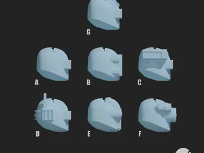 Hermetic Suit Helmets 3D print model