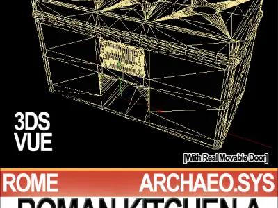 Ancient Rome Kitchen A 3D model