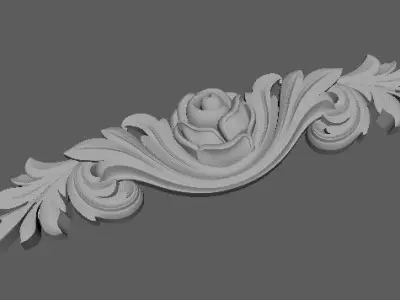 dekor ornament 3D model 87