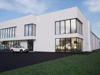 warehouse office building 3D model