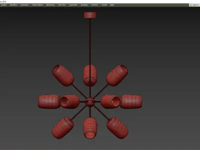 RAMIREZ CHANDELIER Low-poly 3D model