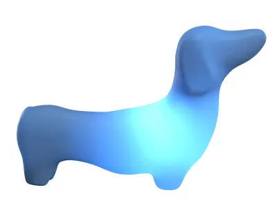 MYPETLAMP - DACHSHUND 3D model