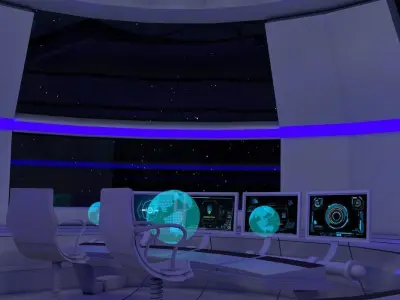 Sci Fi Room 3D model