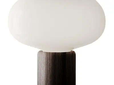 Karl-Johan table lamp oak 3D model