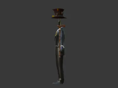 chief clockman SKIBIDI 3D model