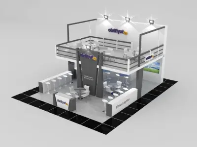 OTL Size 9 m x 7 m  Height 500 cm 3D model