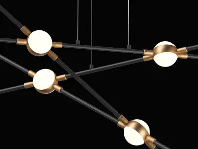 745247 Bergamo Lightstar Pendant chandelier 3D model