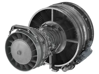  Turbofan Aircraft Engine CFM International CFM56 