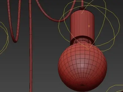 Gut chandelier 3D model