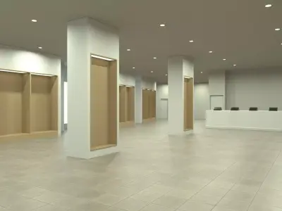 Retail Event Space 2 3D model