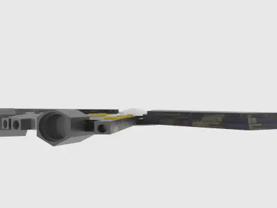 Cosmos 500-S Spaceship  Low-poly 3D model