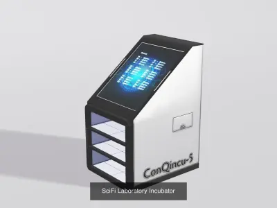 SciFi Laboratory Collection 3D Model Pack