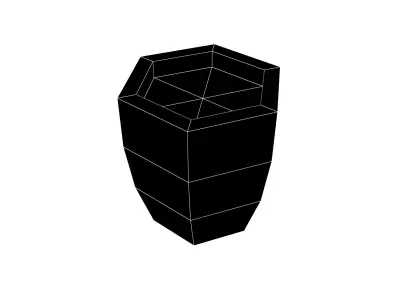 Low Poly Green Tea v1 001 Free low-poly 3D model