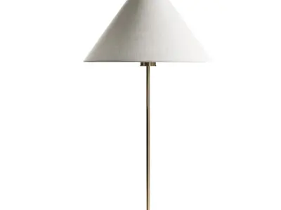 Pottery Barn Ellis Metal Table Lamp 3D model