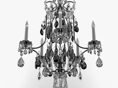 Chandelier Crystal 3D model purchase