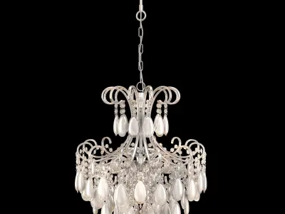 Crystal Lux Sevilia SP4 Silver Chandelier 3D model