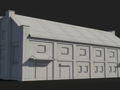 Factory x8 Low-poly 3D model purchase