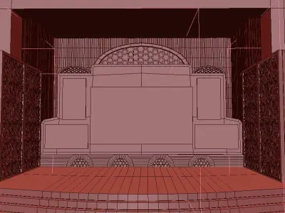 Orientalist Stage Design 3D model