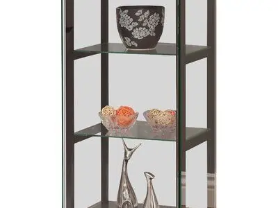 Black Alvin Curio Cabinet 3D model