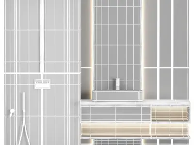 bathroom furniture09 3D model